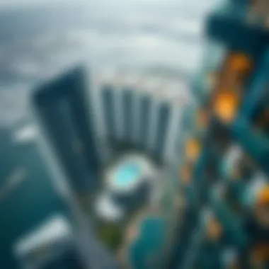 Innovative Design of Creek Tower Aerial perspective showcasing the innovative design of the Creek Tower