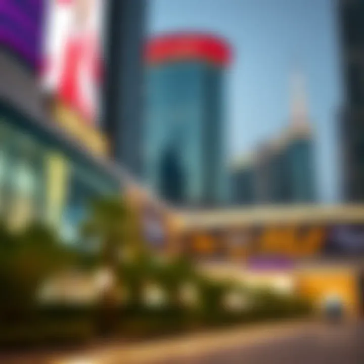 Impact on Real Estate Trends Near Dubai Mall Real estate developments surrounding the Dubai Mall reflecting economic growth.