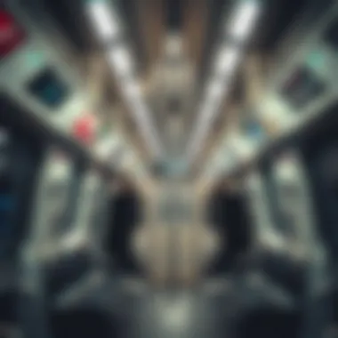 Inside a Dubai Metro Train Interior view of a Dubai Metro train highlighting advanced technology