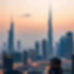 Dubai skyline showcasing modern architecture