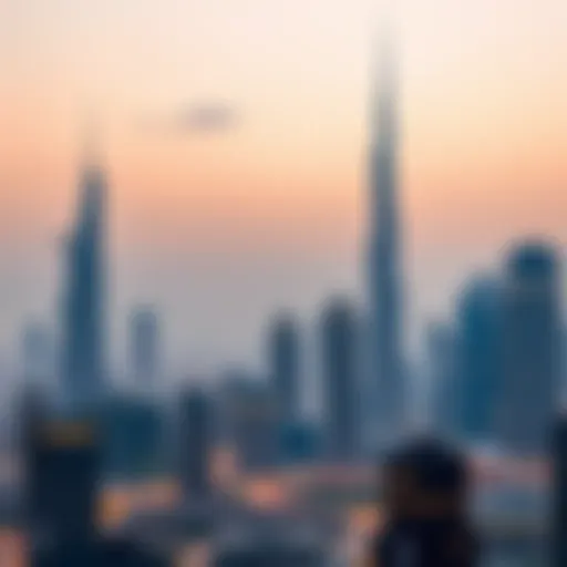 Dubai skyline showcasing modern architecture