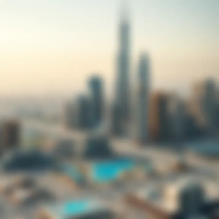 Urban planning map of Dubai
