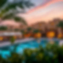 Stunning view of Tilal Ghaf community showcasing residential architecture