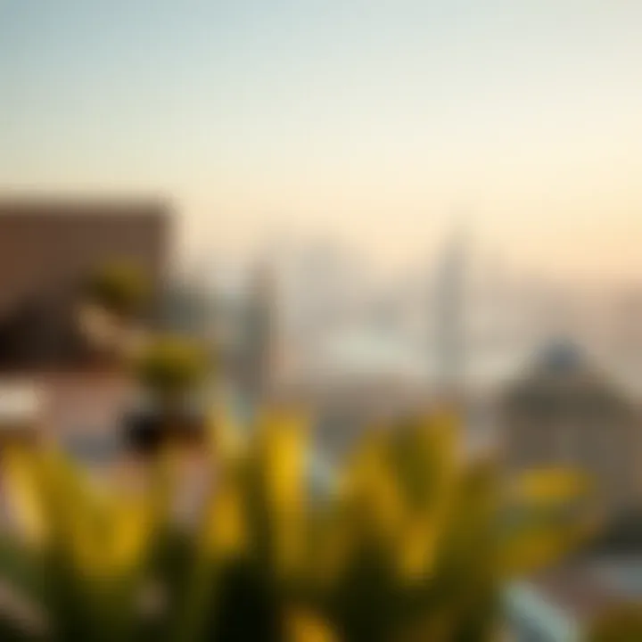 Breathtaking Views from Trussardi Residences Panoramic view of Dubai skyline from Trussardi Residences