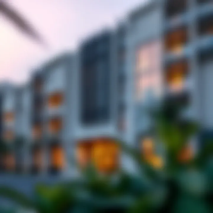 Architectural Marvel of Trussardi Residences Stunning facade of Trussardi Residences showcasing modern architecture