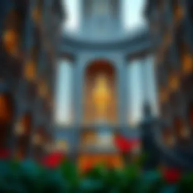 Architectural details of U-Bora Tower