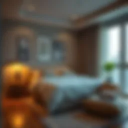 Cozy bedroom setup in a shared apartment