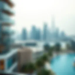 An overview of Dubai's skyline with modern architecture