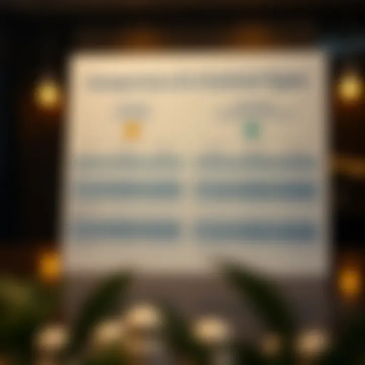 A visual comparison chart between limited and unlimited contracts