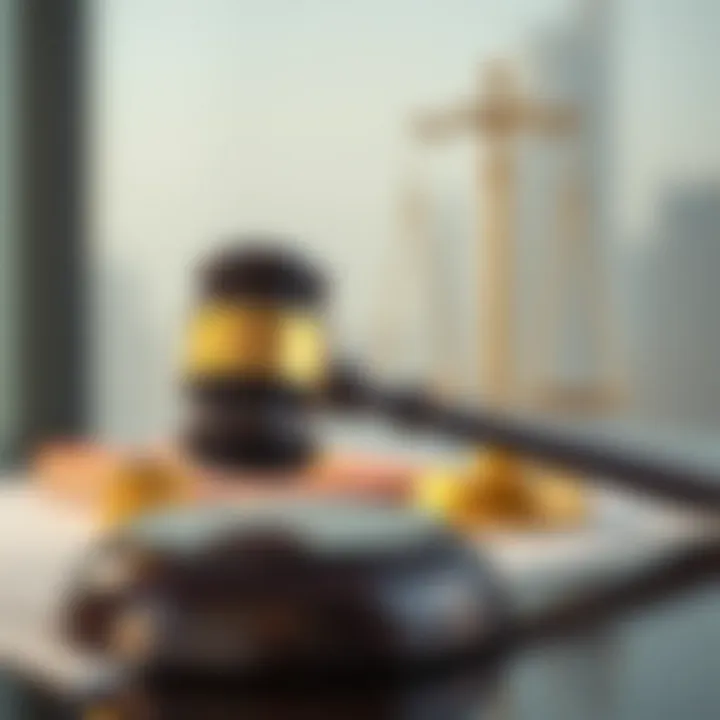 A gavel symbolizing legal rights related to employment contracts