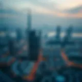 Aerial view of Dubai's skyline showcasing residential areas