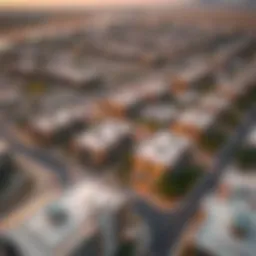 Aerial view of Nesto Abu Shagara showcasing the vibrant community