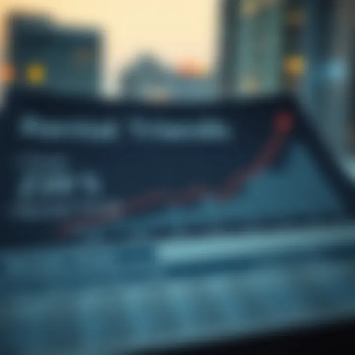 Rental Price Trends Analysis Graph depicting rental price trends in Dubai over the past years