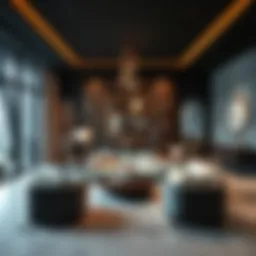 Luxury apartment interior in Dubai