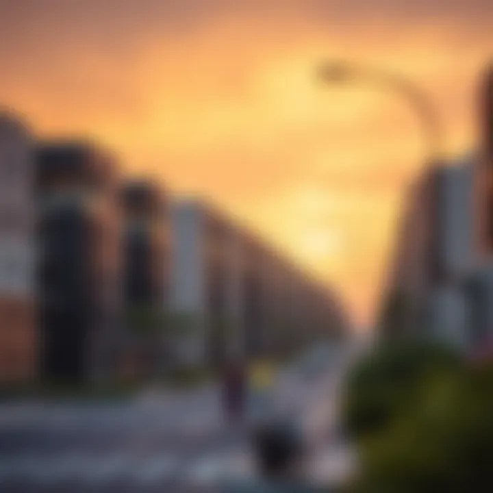 Vibrant community in an emerging neighborhood in Dubai