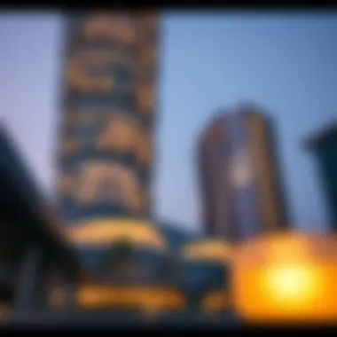 Stunning view of Samaya Tower's facade showcasing its innovative design