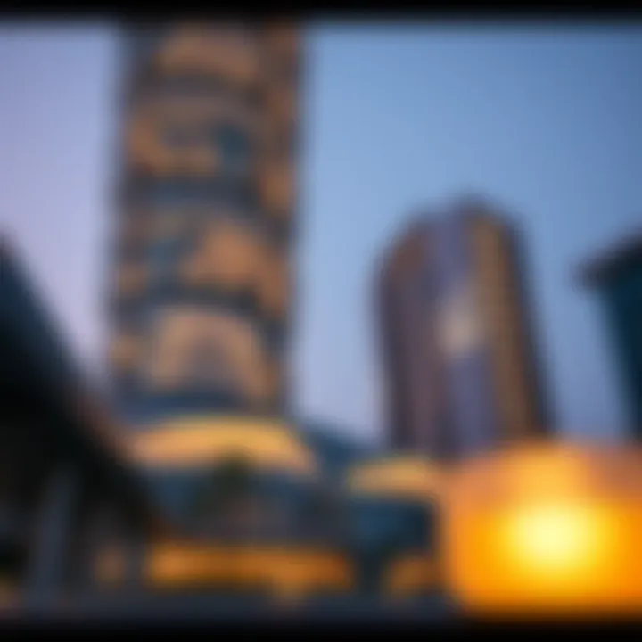 Stunning view of Samaya Tower's facade showcasing its innovative design