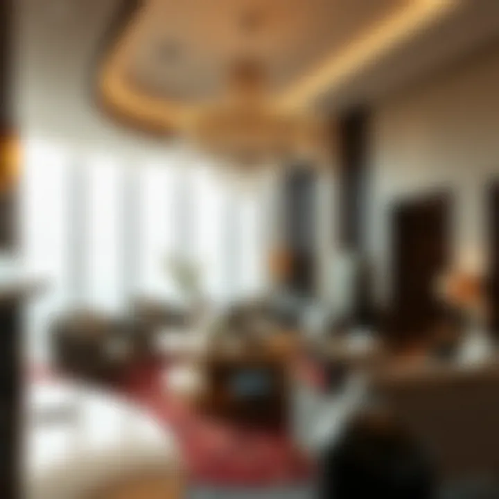 Interior of Samaya Tower highlighting luxurious amenities and modern architecture