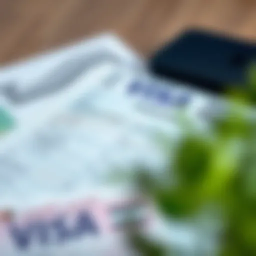 Financial document related to visa costs