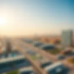 Aerial view of Jebel Ali Industrial Area