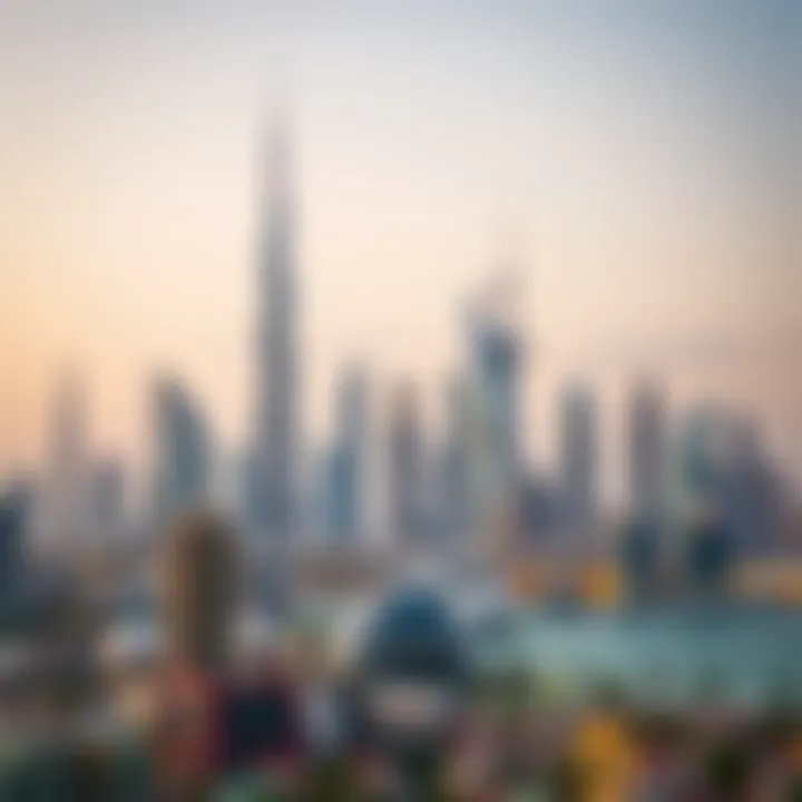 Dubai Skyline and Real Estate Opportunities Dubai skyline representing real estate investment