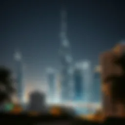 Visual representation of Dubai's skyline highlighting real estate developments