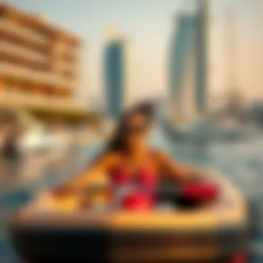 Vibrant lifestyle and leisure activities at Damac Marina