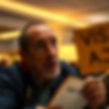 Challenges in Visa Cancellation Frustrated individual facing visa issues