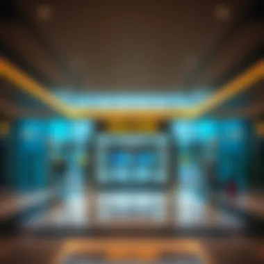 Gateway to Visa-Free Adventures Welcoming entrance of an international airport