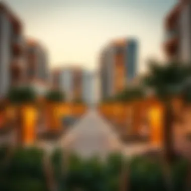 Commercial Development in Warsan 4 Commercial development sites in Warsan 4 highlighting investment opportunities