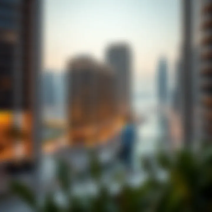 Strategic Location of Wasl Port Views Building 8 Panoramic view showcasing the strategic location of Wasl Port Views Building 8