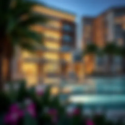 Stunning view of Wasl Vita's architectural design